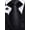 black, variant on Mens Gold Ties Silk Paisley Necktie and Pocket Square Cufflinks Set