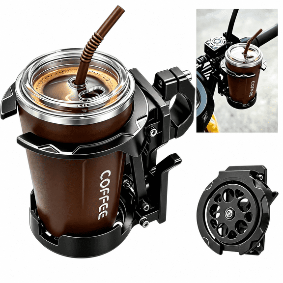 Ueasy Bike Water Bottle Holder No Screws Bicycle Water Bottle Cage Universal Drinks Cup Holder for Large Bottles Bike Cup Holder for Bicycle, Cycling, Road Bike, Mountain Bike, Stroller Walker