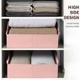thumbnail image 4 of Closet Organizers Bins 6 Packs - Large Closet Shelf Organizer with Handles, Fabric Trapezoid Storage Bins, Collapsible Storage Cubes for Clothes, Towels, Light Gray, 4 of 14