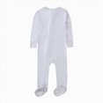 thumbnail image 3 of CAUYDY Preemie Girls Pjs Fall Winter Newborn Clothing for Boys Baby Long Sleeved Loungewear Unisex Infant Bodysuit 6 9 12 18 Months Sizes 6-12 Months,Light Gray, 3 of 9