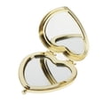 thumbnail image 1 of Espejo de maquillaje compacto de bolsillo Salvador 2xHeart Plegable Dorado, 1 of 10