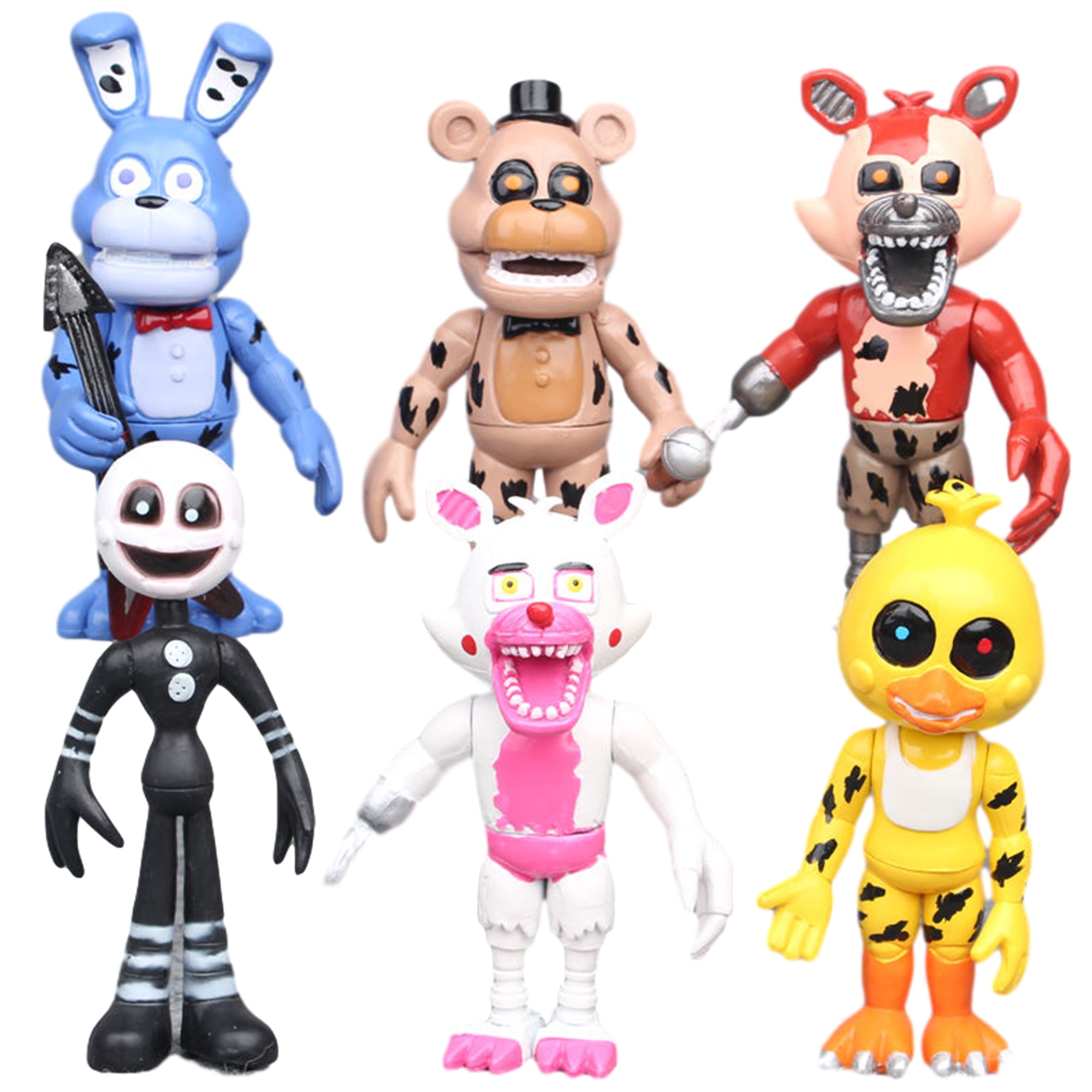 Five Nights at Freddy's FNAF 10cm Action Figures Doll Kid Children Toy Set 6pcs 