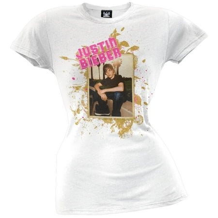Justin Bieber - Bench Juniors White T-Shirt (Justin Bieber Best Outfits)