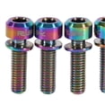thumbnail image 4 of Titanium Bicycle Stem Bolts M5 x 18mm with Spacer, Pack of 6 (Rainbow), 4 of 4