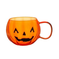 Way to Celebrate Glass Pumpkin Mug