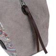 thumbnail image 3 of Bolso De Lona Sencillo De Un Solo Hombro Para Mujer, Bolso De Hombro Duradero Con Varios Compartimentos Para Viajes Escolares Speravity AP006178-01, 3 of 6