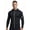 Black, variant on Men's Lightweight Zip-Up Hoodie Jacket, Athletic Workout Sports Sweatshirt Activewear Running Track Top for Hiking, Outdoor Training, Golf, Casual Fishing