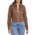 thumbnail image 4 of S.E.B. by Sebby Faux Leather Jacket, Lightweight Bomber (Women’s), 4 of 6