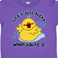 thumbnail image 4 of Inktastic Life's Ducky 3rd Birthday Boys or Girls Toddler T-Shirt, 4 of 5