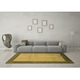 thumbnail image 3 of Ahgly Company Indoor Square Abstract Brown Modern Area Rugs, 7' Square, 3 of 4