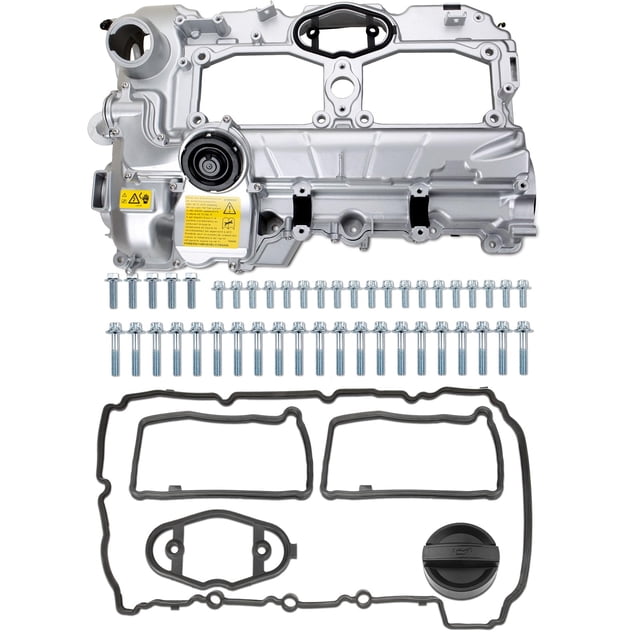 Kit de tapa de válvulas MITZONE N20 de aluminio con junta, tornillos y tapa de aceite