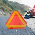 thumbnail image 3 of Sign Triangle Warning Vehicle Slow Moving Safety Reflector Reflectors Car Roadside Triangles Reflective Cart Signs Accessories, 3 of 5