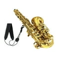 thumbnail image 2 of Saxophone Réglable Sangle de Cou en Cuir Nylon Rembourré avec Crochet, 2 of 7