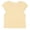 Light Yellow, variant on Girls Ruffle Trim Raglan T-Shirt Kids Short Sleeve Crew Neck Tee Cute Ruffled Casual Top for Summer School Wear 2-8Y