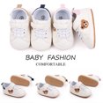 thumbnail image 5 of Toddlers First Walking Shoes Baby Prewalkers Antislip PU Leather Shoes Cute Bear Pattern for 0-18 Month Newborns, 5 of 8