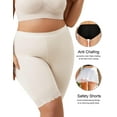 thumbnail image 6 of GAI YI 4Pack Plus Size Womens Slip Shorts for Under Dresses Anti-Chafing Lace Trim Boyshorts Mid Thigh Underwear Panties S-5XL, 6 of 6