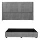 thumbnail image 1 of Cabecera King Size Nizza + Base Cama Storm Gris Oscuro, 1 of 8