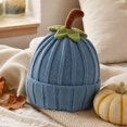 thumbnail image 6 of Baby Pumpkin Hat Knitted Cute Toddler Beanies Soft Warm Autumn Winter Hat Halloween Costume Photo Props Accessories, 6 of 7