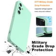 thumbnail image 2 of For Samsung Galaxy A55 5G Phone Case, Ebizware Shockproof Liquid Silicone Case Full-Body Protective Rugged Rubber Slim Cover with Microfiber Lining for Galaxy A55 5G (Mint Green), 2 of 9