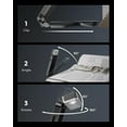 thumbnail image 4 of Book Light, Rechargeable Clip-On LED Reading Light for Bed & Night Use - 3 Color Temperatures with Stepless Dimming, Ultralight Bookmark Design for Kids, Book Lovers, 4 of 13