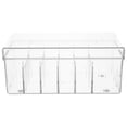 thumbnail image 4 of KAKOWELY plastic card case Transparent Desk Organizer With Flip Lid Multi-Function Office Card Holder For Desk Compact Desktop Storage Box For Business Cards Greeting Cards, 4 of 4