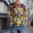 thumbnail image 5 of Yu-Gi-Oh Hoodie 3D Print Pullover Hooded Long Sleeve Sweatshirts Tops Blouse with Pocket for Mens Womens, 5 of 6