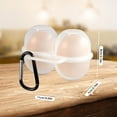 thumbnail image 1 of Toystoory Travel Essential Compacto Portátil 2 Rejillas Caja Porta Huevos 2 Cejas Contenedor Porta Huevos Organizadores de utensilios de cocina, 1 of 6