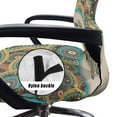 thumbnail image 5 of Whosucclay Boho Mandala Dog Paw Pattern Computer Office Chair Cover, Anti-Dust Office Chair Cover with Elastic Bottom Swivel Office Chair Seat Cover Thick Desk Chair Seat Protector-L, 5 of 7