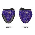 thumbnail image 2 of Pofeuu blue purple Snowflake Print Thickened Mini Silicone Oven Mitts Heat Resistant, Rubber Oven Mitt Gloves, Finger Pinch Grips, Pot Holder, Silicone Potholder, 2 of 7