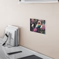 thumbnail image 6 of Dailycode Light Switch Plate Covers 2 Gang Wall Plate Plastics Outlet Covers for Kitchen Home Office Decor Pink Bird Flower Jewelry, 6 of 8