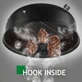 thumbnail image 4 of Seizeen 16" Smoker Outdoor 3-in-1 Charcoal Grill, Portable BBQ Grill Fire Pit Combo Double-layer  Design, 4 of 9