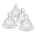 thumbnail image 2 of Paquete de 4 Tetinas de Biberón Philips AVENT Flujo 1 Transparente, 2 of 3