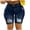 Dark Blue, variant on Womens Jean Shorts Ripped Distressed Denim Short Stretchy Slim Fit Summer Casual Soft Comfy Hot Pants with Pockets