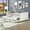 White, variant on Full Captain's Bed with Trundle and 3 Drawers Twin Daybed