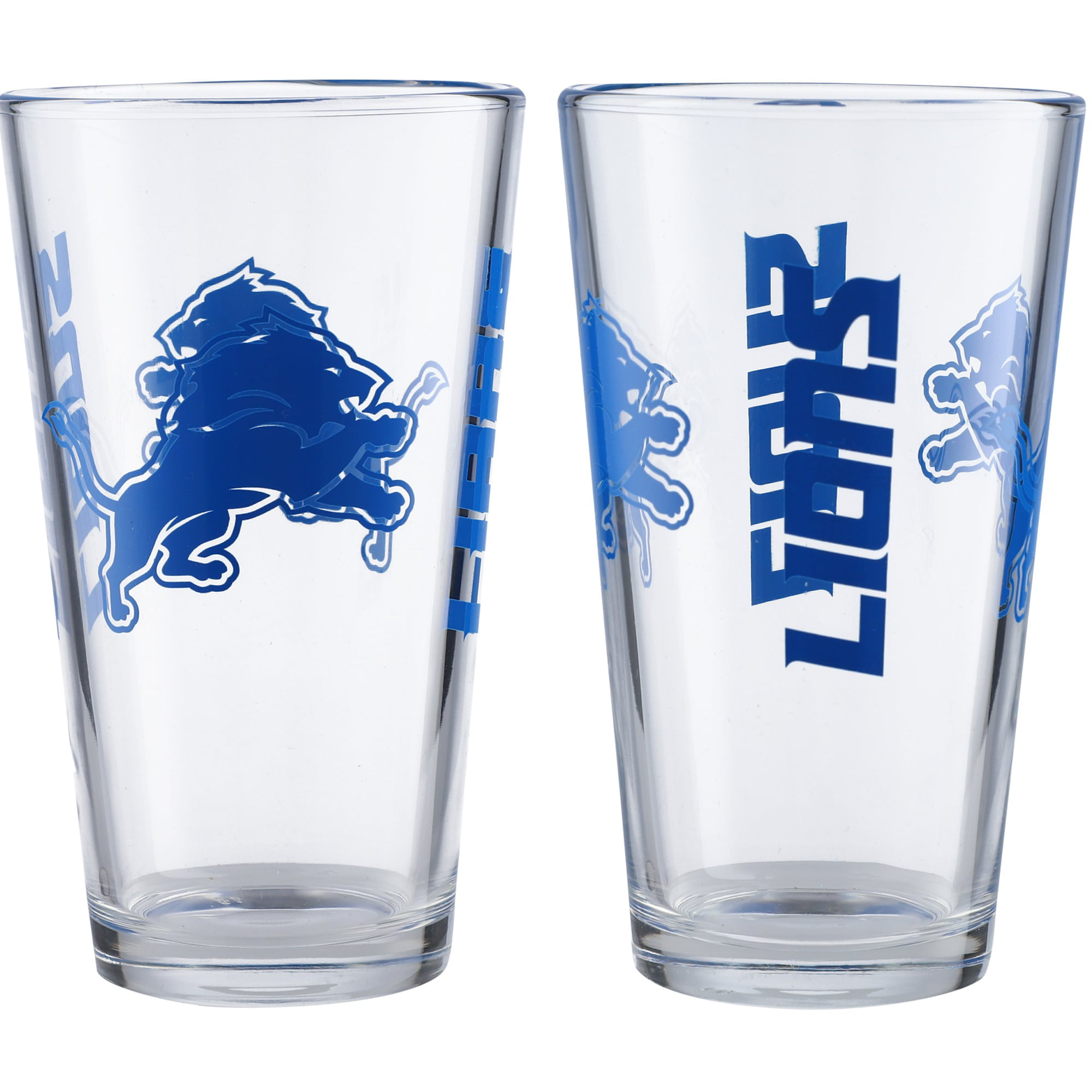 Detroit Lions 16-Ounce Pint Glass & 4 Coasters Gift Set