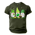 thumbnail image 2 of lcziwo St. Patricks Day Mens Short Sleeve T-Shirt Cute Gnome Print Round Neck Graphic Tee Shirts 2025 Spring Summer Casual Going Out Streetwear,Green,M, 2 of 6