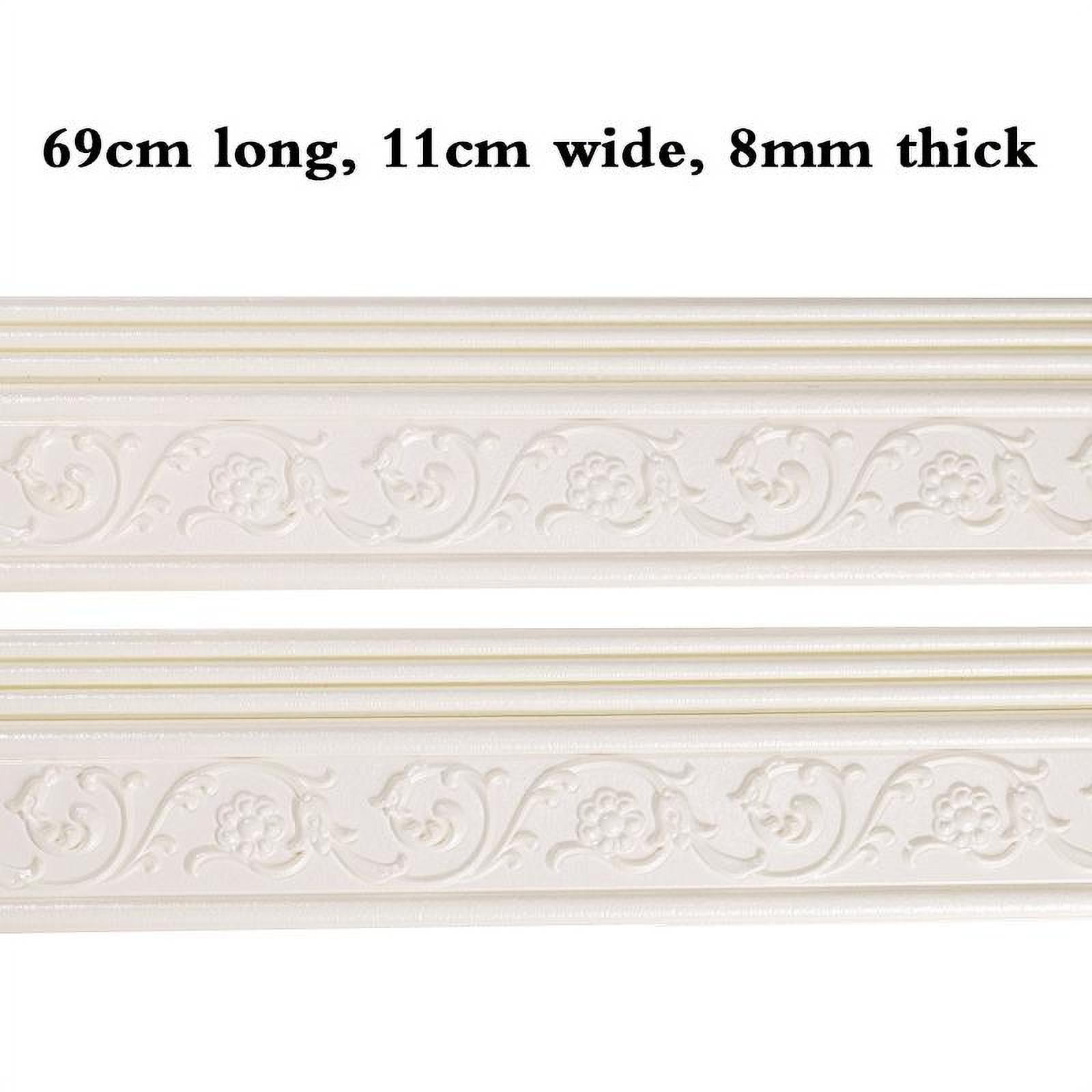 3D Waterproof Wallpaper Stick Wall Border Foam Wall Borders Removable