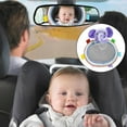 thumbnail image 3 of 2Pcs Car Back Seat Mirror Car Mirror Adjustable Rear View Mirror for Style I, 3 of 8
