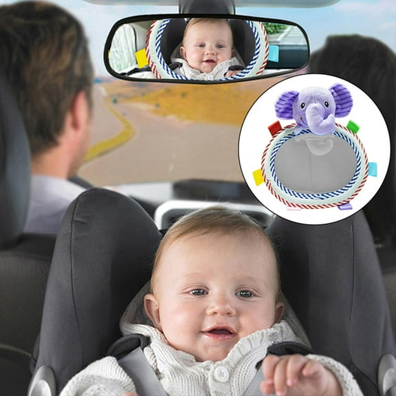 Espejo de Asiento Trasero Espejo Retrovisor de Vista para Bebé ño Estilo Hugo Espejo del asiento trasero