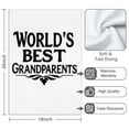 thumbnail image 3 of 2 Pcs Funny Kitchen Towels,World's Best Microfiber Dish Towels,Kitchen Tea Towels,Kitchen Towel Set (18" X 26"), 3 of 3