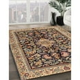 thumbnail image 3 of Ahgly Company Machine Washable Indoor Rectangle Traditional Red Brown Area Rugs, 4' x 6', 3 of 7