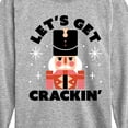 thumbnail image 3 of Instant Message - Lets Get Crackin Nut Cracker Christmas - Toddler & Youth Long Sleeve Graphic T-Shirt, 3 of 6