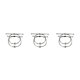 thumbnail image 5 of Sonducket 2 Pieces Couple Bracelets with Compass Wrist Rope Wear Hand-made Teenagers Length Charm Hand Set Jewelry Simple Chain Adjustable Type1 NO1, 5 of 6