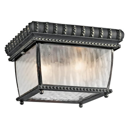 Kichler Outdoor Ceiling Light - Kichler Venetian Rain 49136 Outdoor Ceiling - 9.25 in.