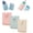 3 PCS B, variant on 3 PCS Personalized Pull Out Credit Card Organizer, Slim Portable Multiple Card Slots Card Holder Wallet Organizer for Women Men Festive Gift