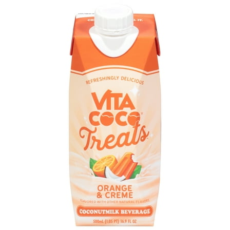 Vita Coco Treats Orange and Creme Coconut Milk Drink, 16.9 fl oz Box