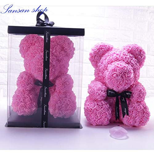 faux rose bear