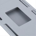 thumbnail image 4 of Under Desk Drawer Gray Compact Multifunctional Stickup Under Table Drawer Handle Storage, 4 of 4