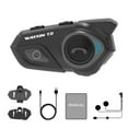 thumbnail image 1 of WAYXIN Motorcycle Helmet Intercoms 2-Way 30M BT Headset Noise Reduction Headphone IP67 Waterproof Support Hands-Free, 1 of 8
