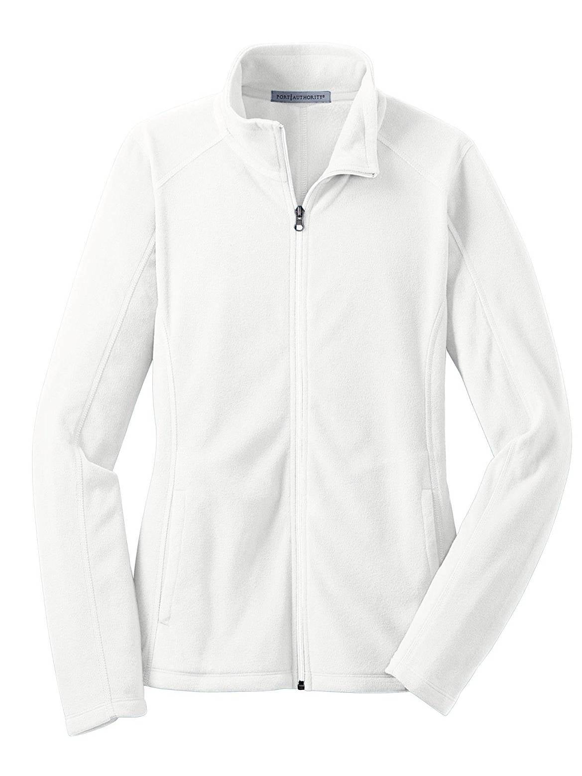 Port Authority Ladies Microfleece Jacket, White M